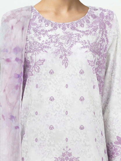 3 Piece Lawn Suit- Embroidered (Unstitched)
