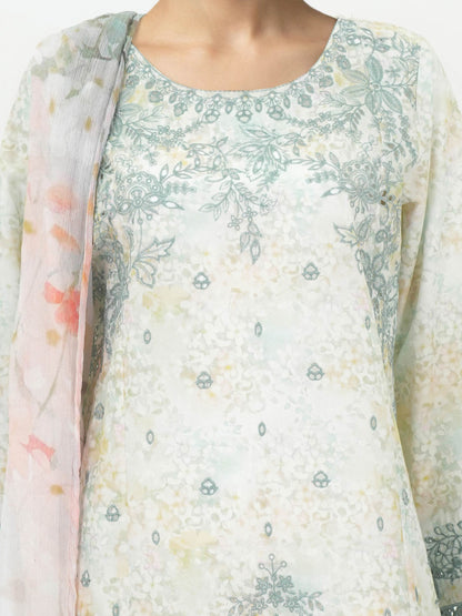 3 Piece Lawn Suit- Embroidered (Unstitched)