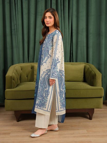 2 Piece Khaddar Suit-Printed (Unstitched)