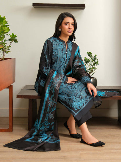 2 Piece Khaddar Suit-Printed (Unstitched)