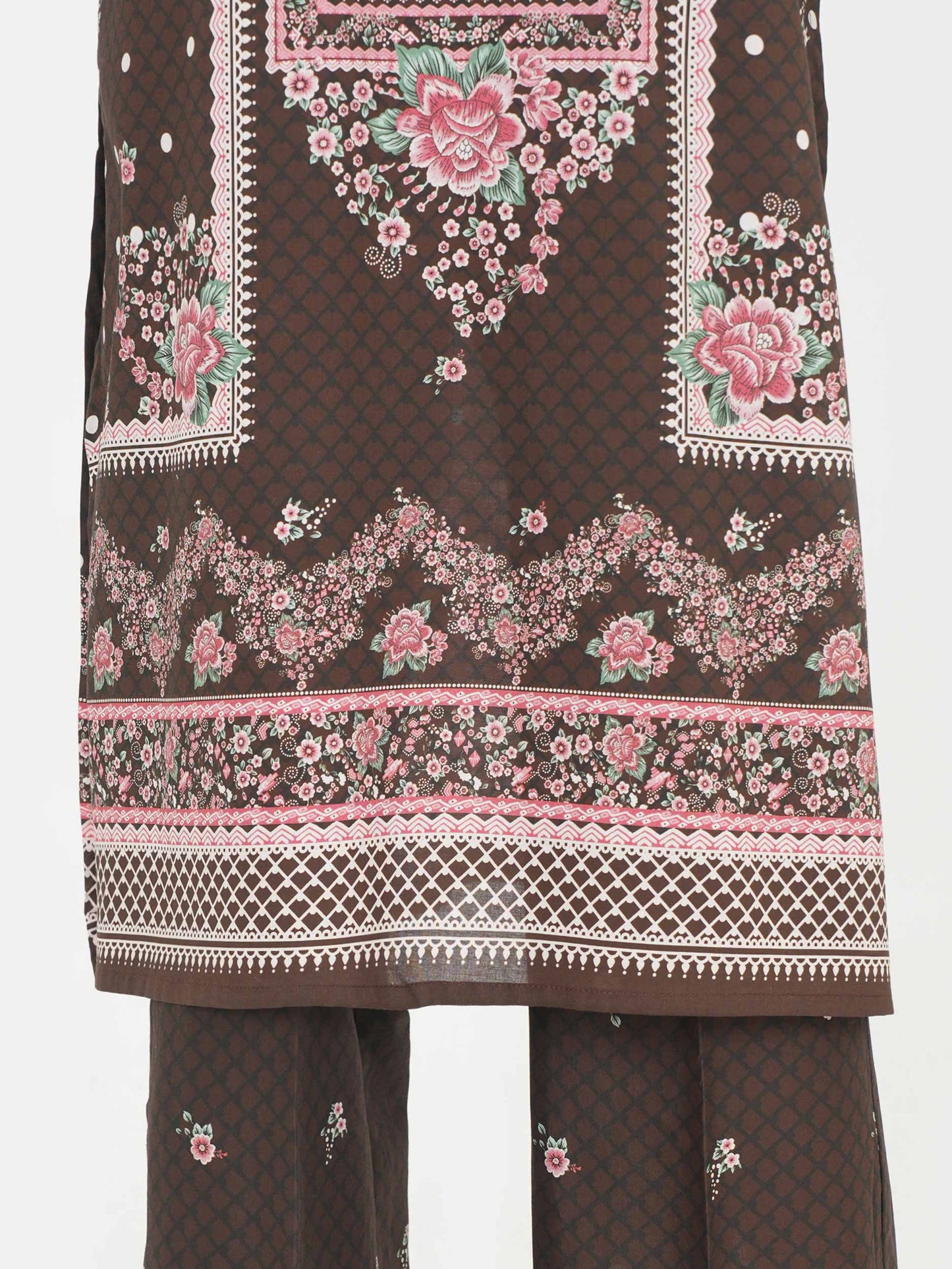 3 Piece Lawn Suit- Printed (Unstitched)