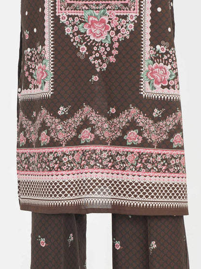 3 Piece Lawn Suit- Printed (Unstitched)