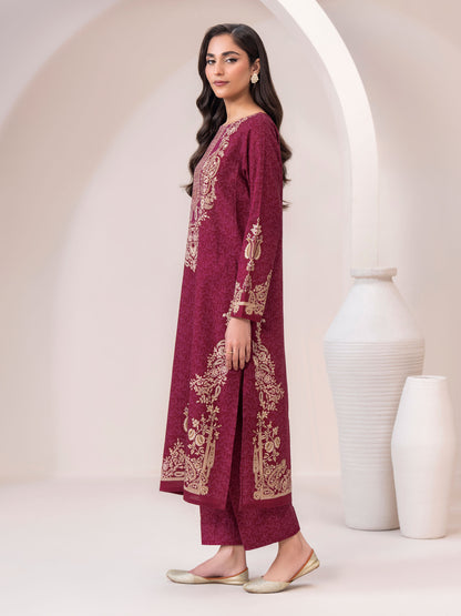 2 Piece Slub Khaddar Suit(Unstitched)