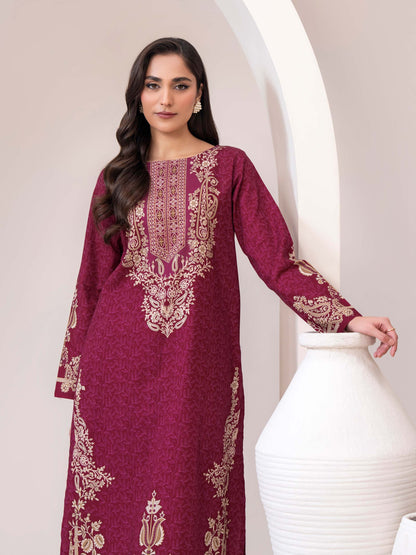 2 Piece Slub Khaddar Suit(Unstitched)