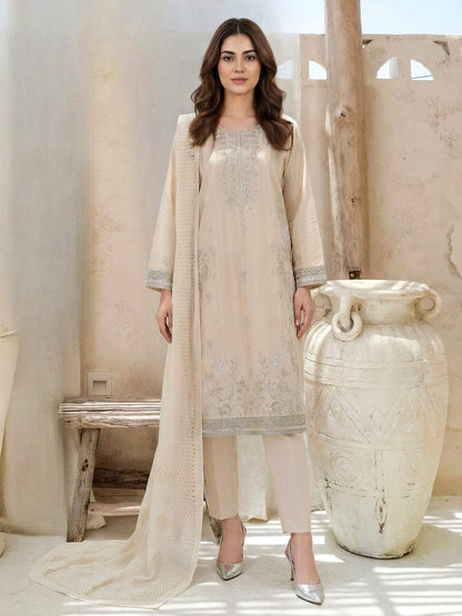3 Piece Lawn Missouri Suit-Embroidered (Unstitched)