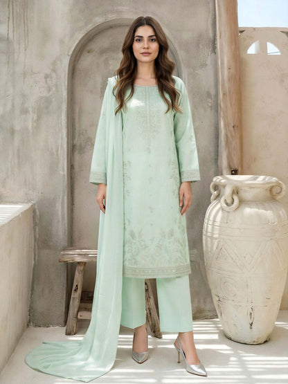3 Piece Lawn Missouri Suit-Embroidered (Unstitched)