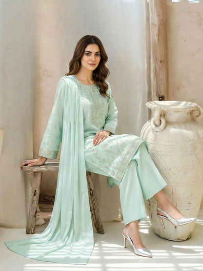 3 Piece Lawn Missouri Suit-Embroidered (Unstitched)