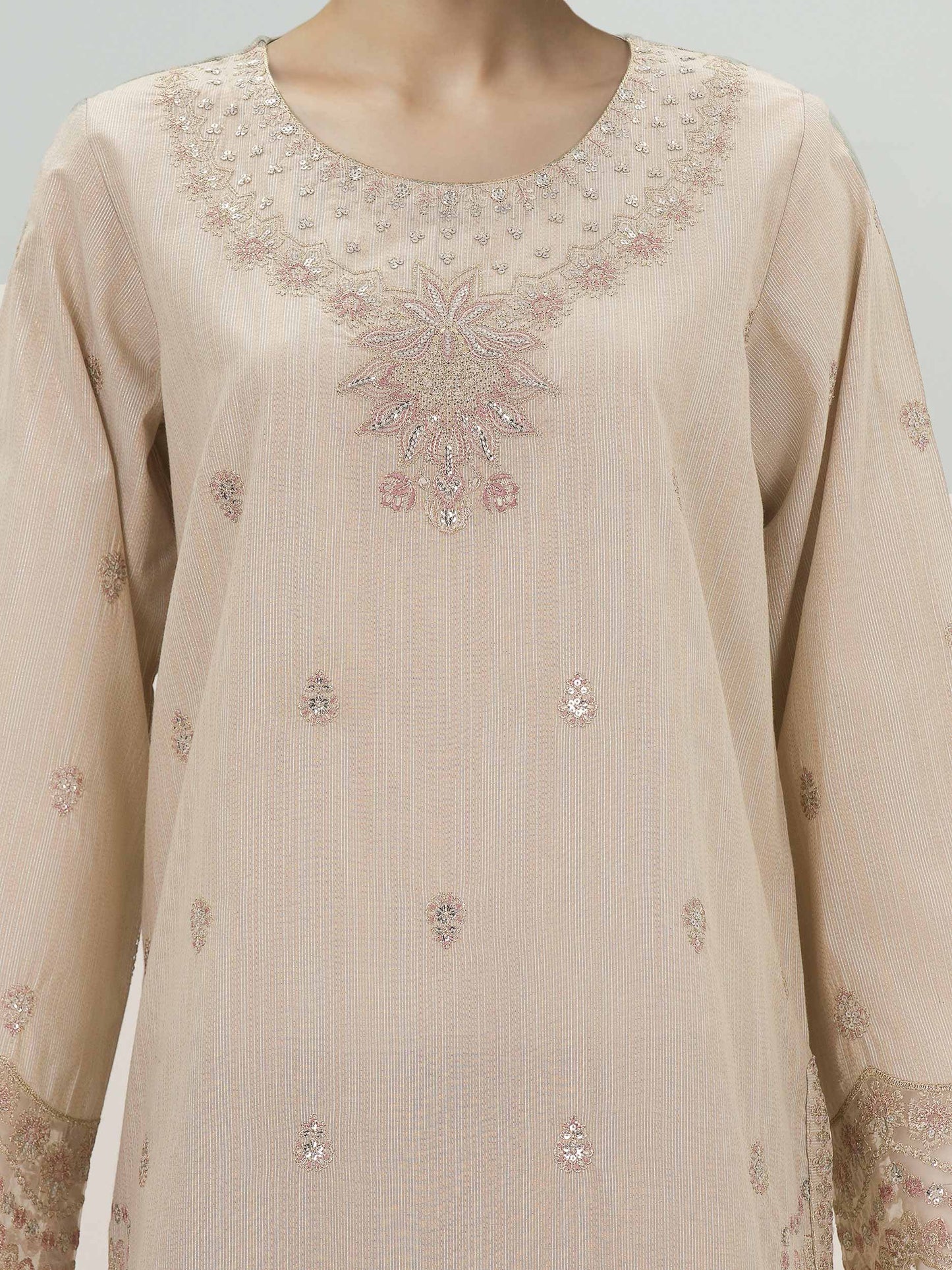 3 Piece Lawn Massouri Suit- Embroidered (Unstitched)