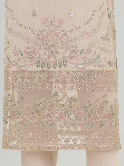 3 Piece Lawn Massouri Suit- Embroidered (Unstitched)