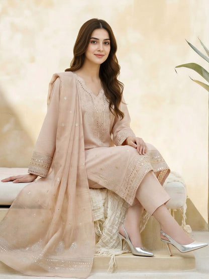 3 Piece Lawn Missouri Suit-Embroidered (Unstitched)