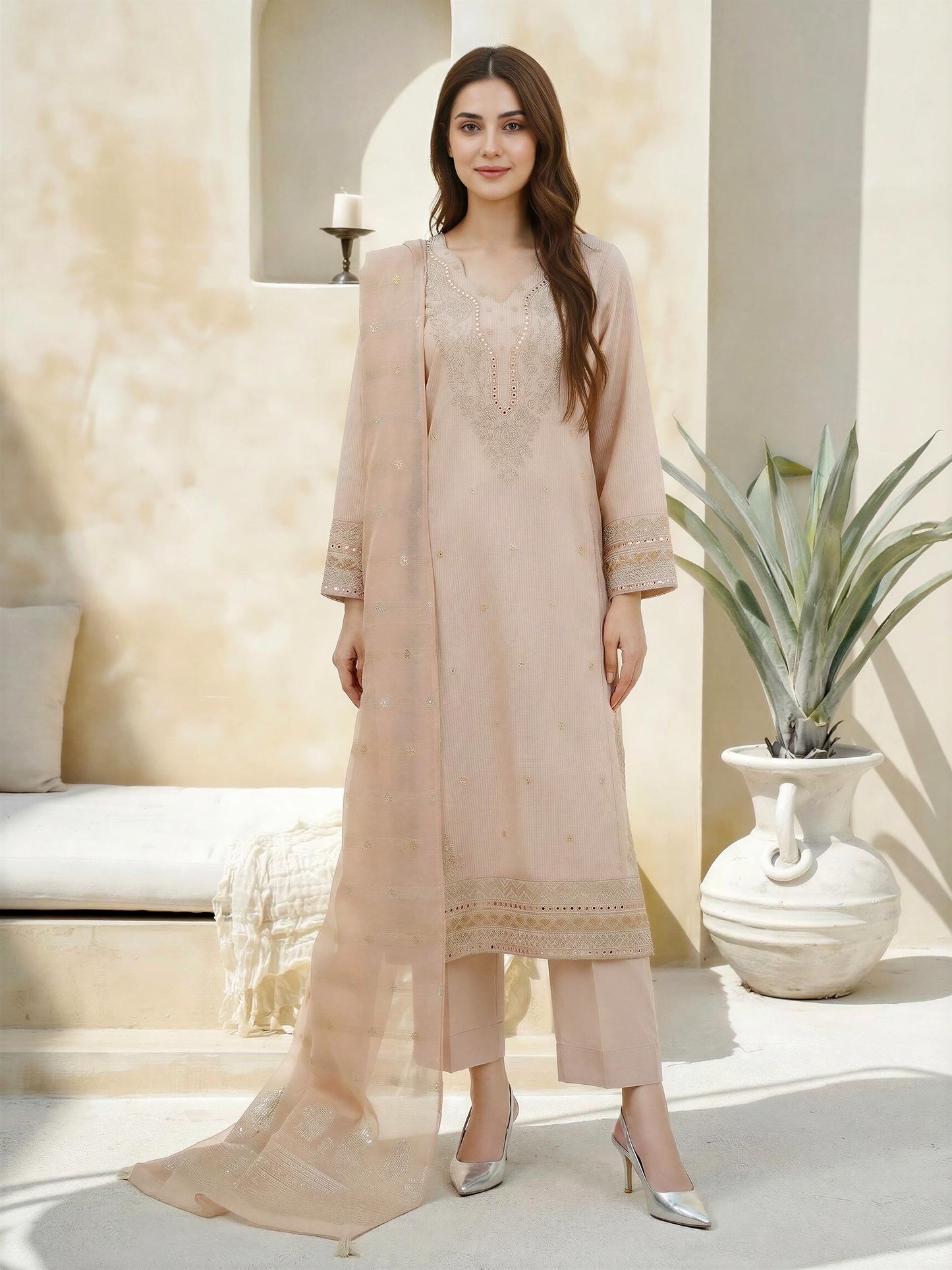 3 Piece Lawn Missouri Suit-Embroidered (Unstitched)