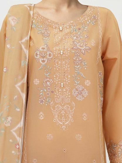 3 Piece Lawn Suit- Embroidered (Unstitched)