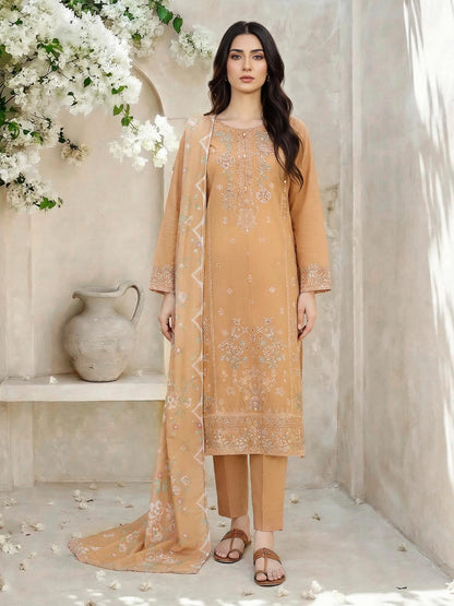 3 Piece Lawn Suit- Embroidered (Unstitched)
