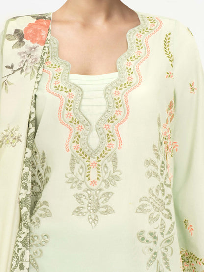 3 Piece Lawn Suit-Embroidered (Unstitched)