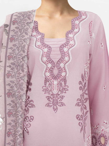 3 Piece Lawn Suit-Embroidered (Unstitched)