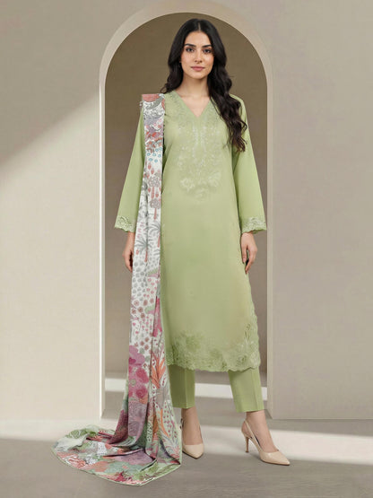 3 Piece Lawn Suit-Embroidered (Unstitched)