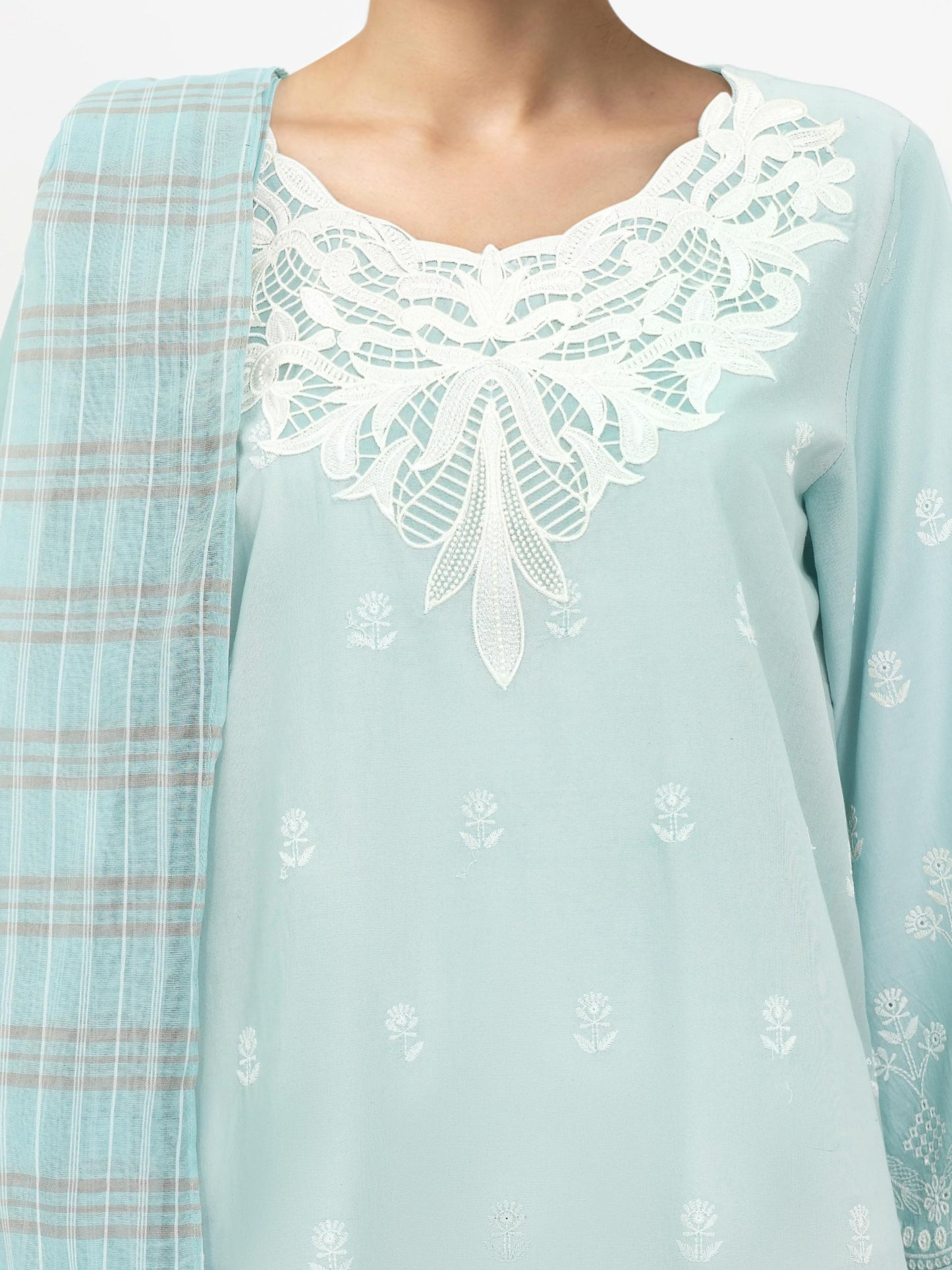 3 Piece Lawn Suit-Embroidered (Unstitched)