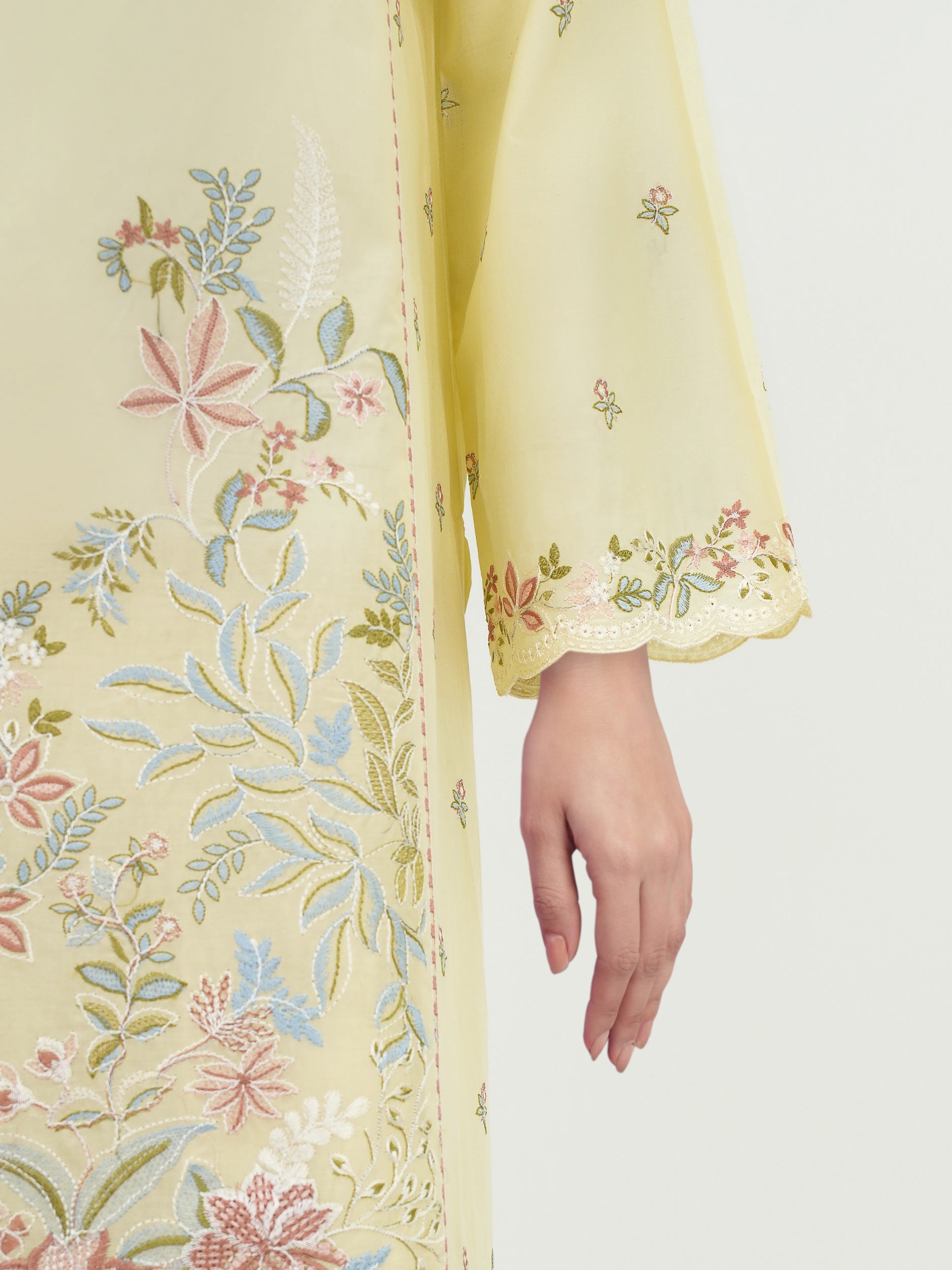 3 Piece Lawn Suit-Embroidered (Unstitched)