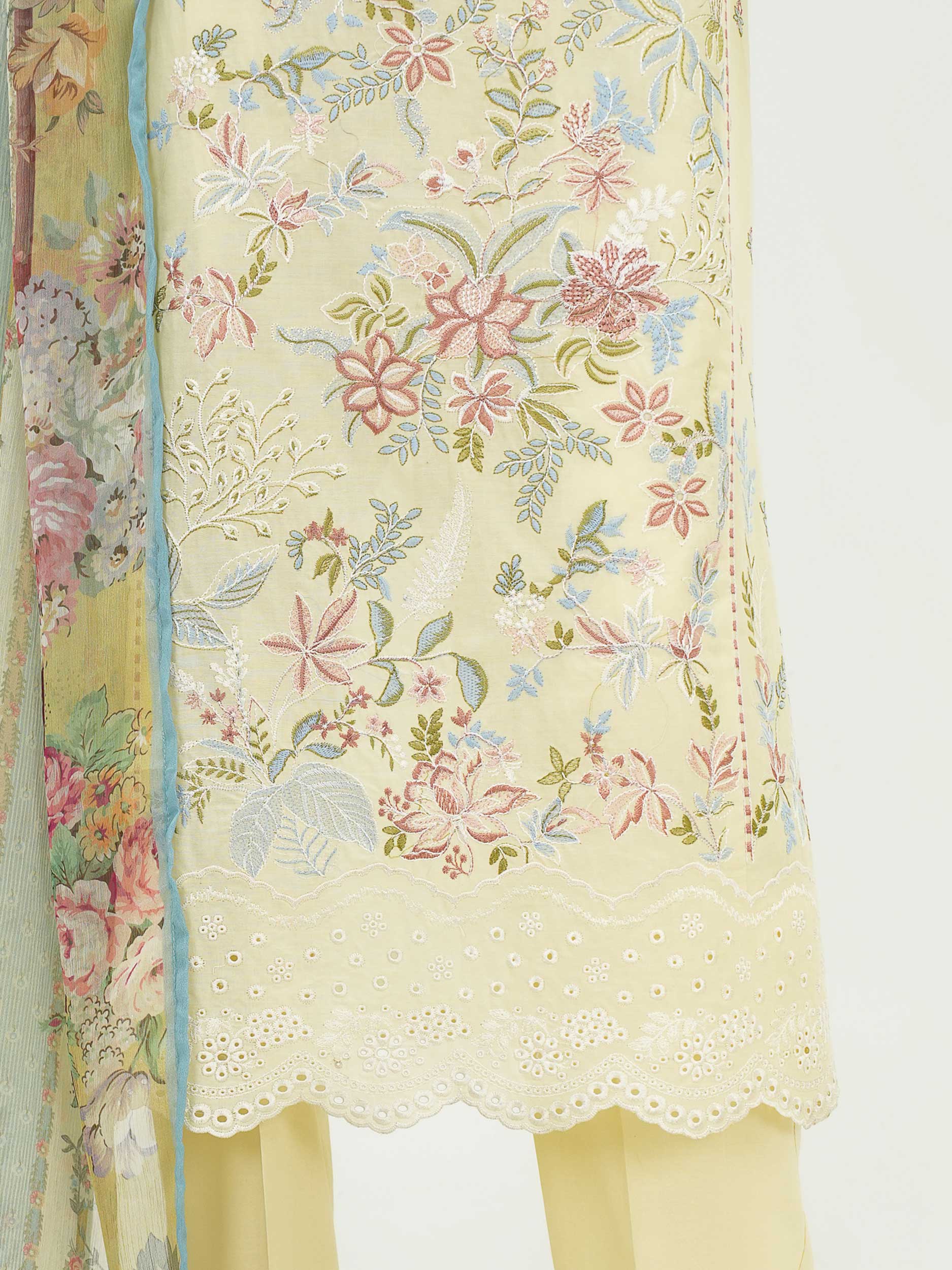 3 Piece Lawn Suit-Embroidered (Unstitched)