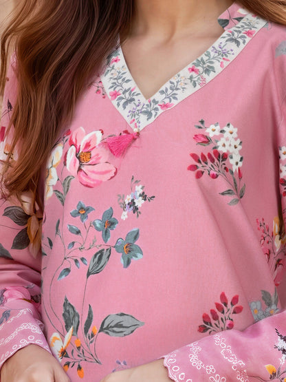 2 Piece Khaddar Suit (Unstitched)