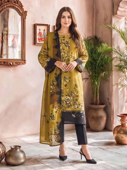 2 Piece Slub Khaddar Suit (Unstitched)