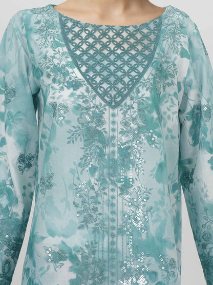 3 Piece Lawn Suit- Embroidered (Unstitched)