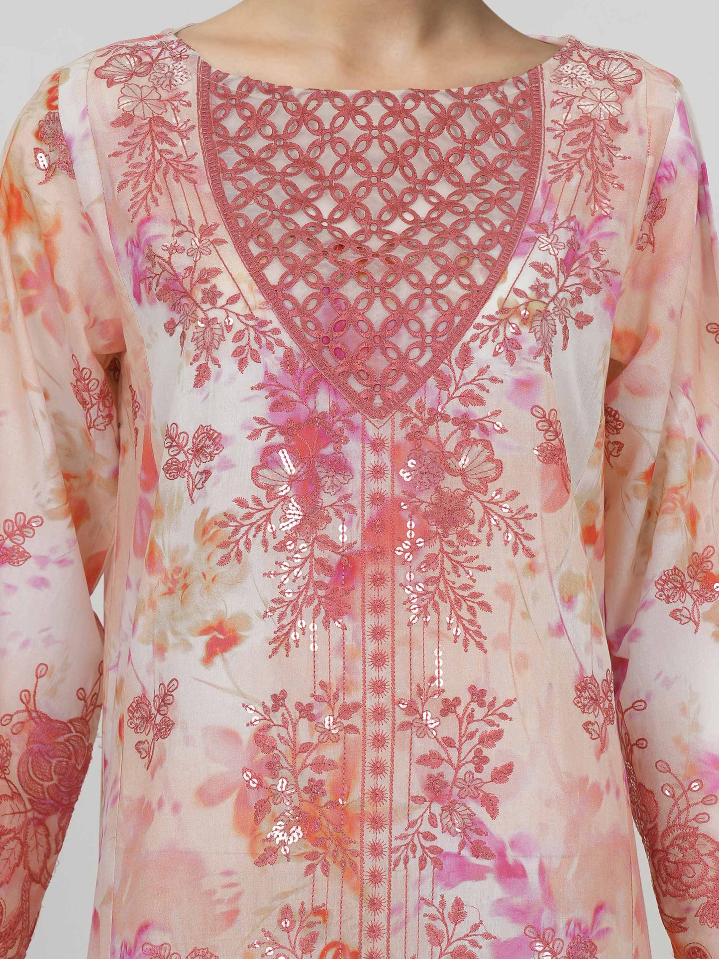 3 Piece Lawn Suit- Embroidered (Unstitched)