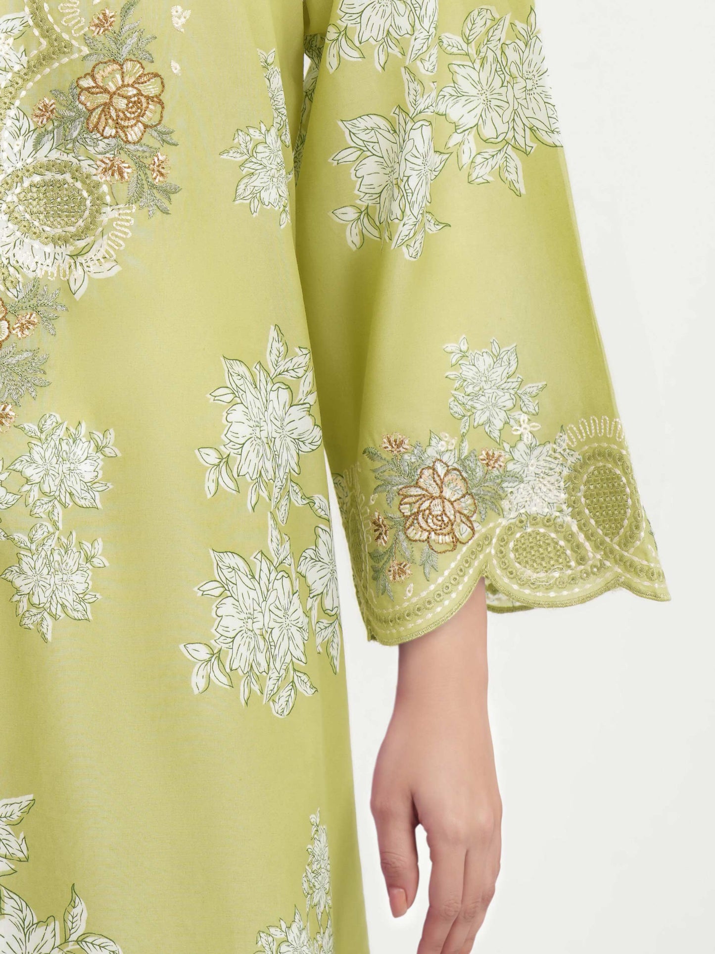 3 Piece Lawn Suit-Embroidered (Unstitched)