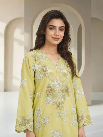 3 Piece Lawn Suit-Embroidered (Unstitched)