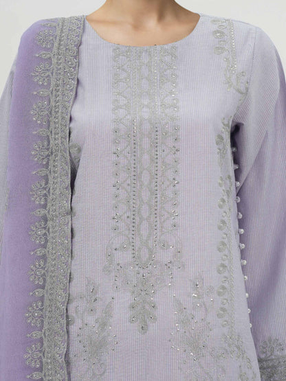 3 Piece Lawn Massouri Suit-Embroidered (Unstitched)