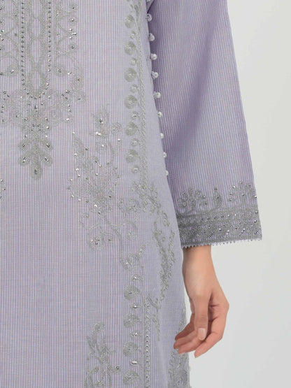3 Piece Lawn Massouri Suit-Embroidered (Unstitched)
