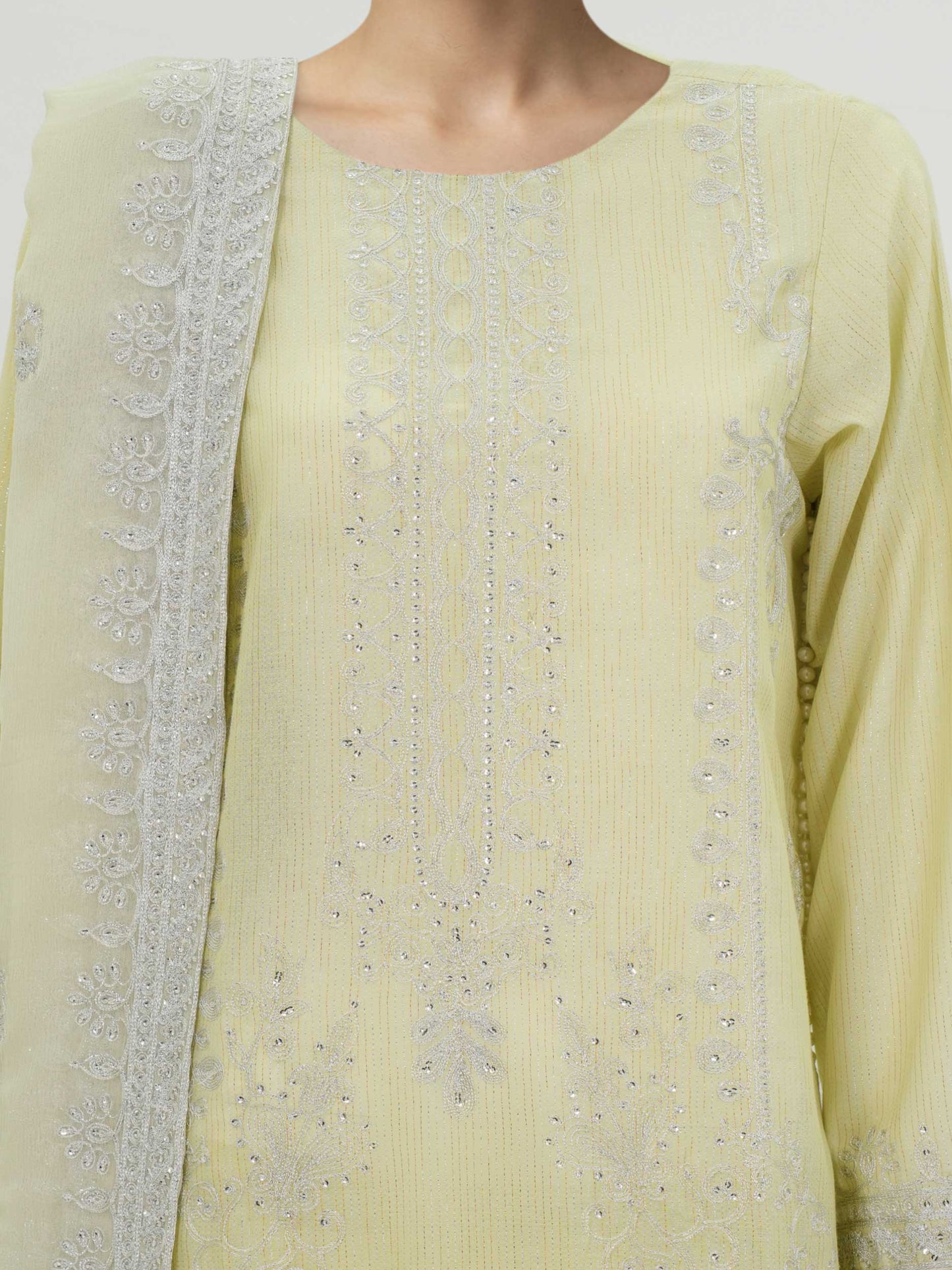 3 Piece Lawn Massouri Suit-Embroidered (Unstitched)