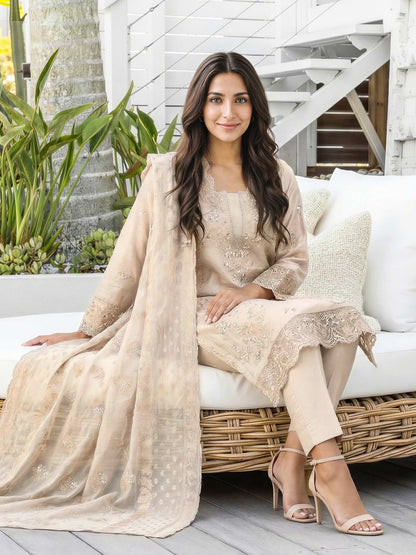 3 Piece Lawn Suit-  Embroidered (Unstitched)