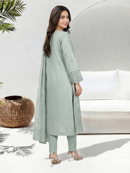 3 Piece Lawn Suit-  Embroidered (Unstitched)