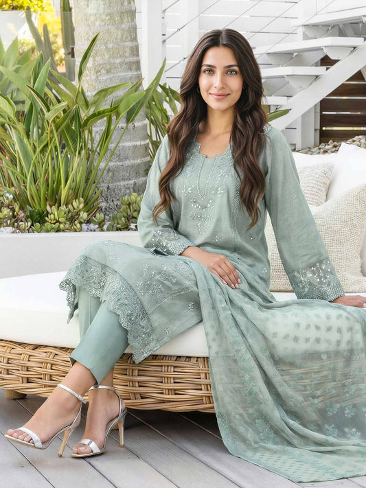 Women Unstitched Embroidered Summer Dresses 2026  Limelightpk