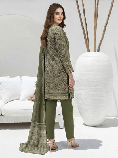 3 Piece Lawn Suit (Unstitched)