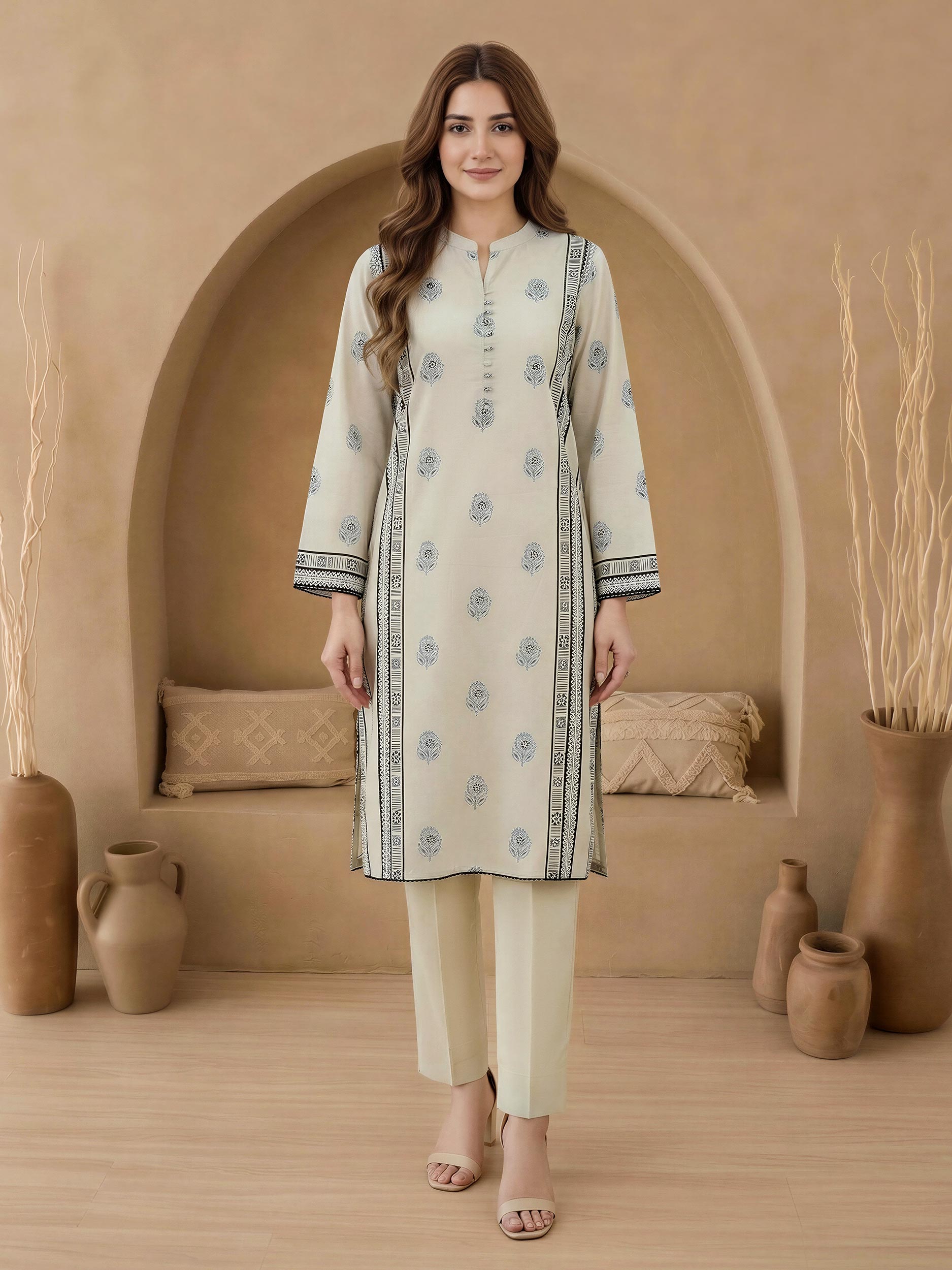 Lawn Shirt (Unstitched)