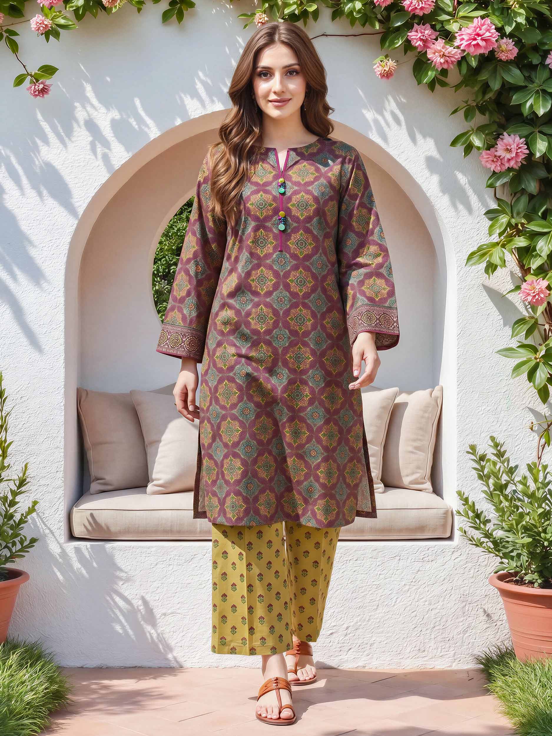 2 Piece Lawn Suit (Unstitched)