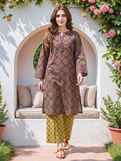 2 Piece Lawn Suit (Unstitched)