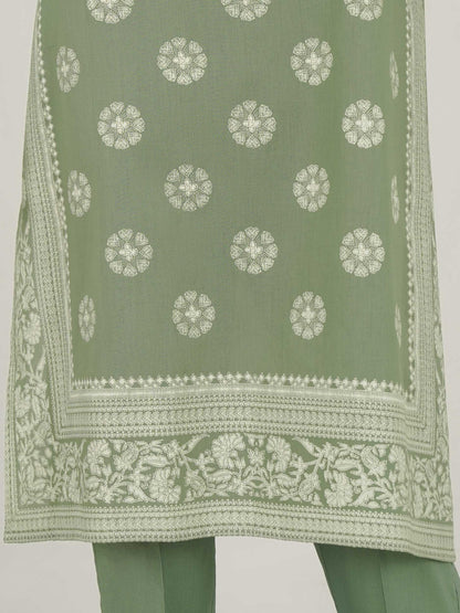 3 Piece Lawn Paste Suit (Unstitched)