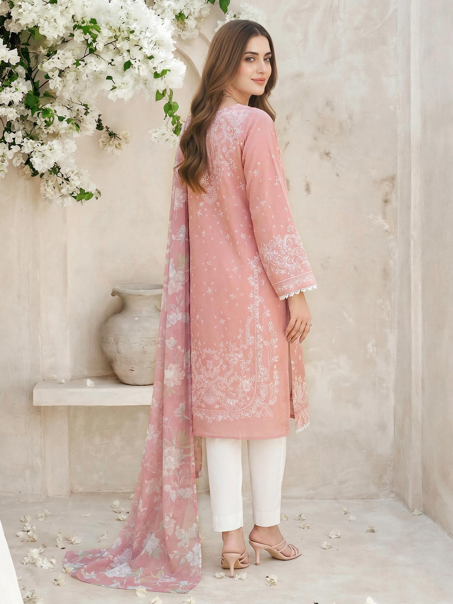 2 Piece Lawn Suit- Paste Printed (Unstitched)