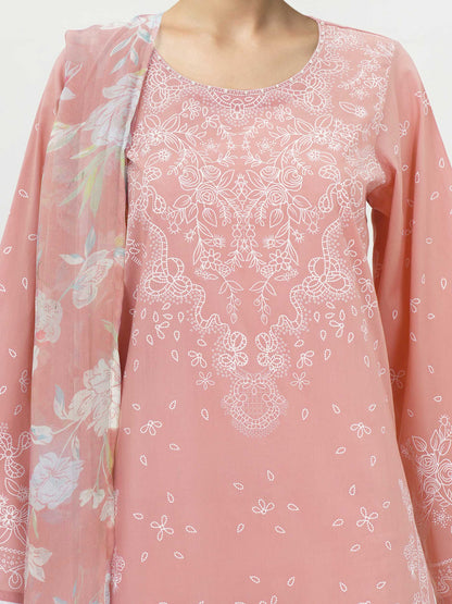 2 Piece Lawn Suit- Paste Printed (Unstitched)