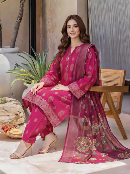 3 Piece Lawn Suit (Unstitched)