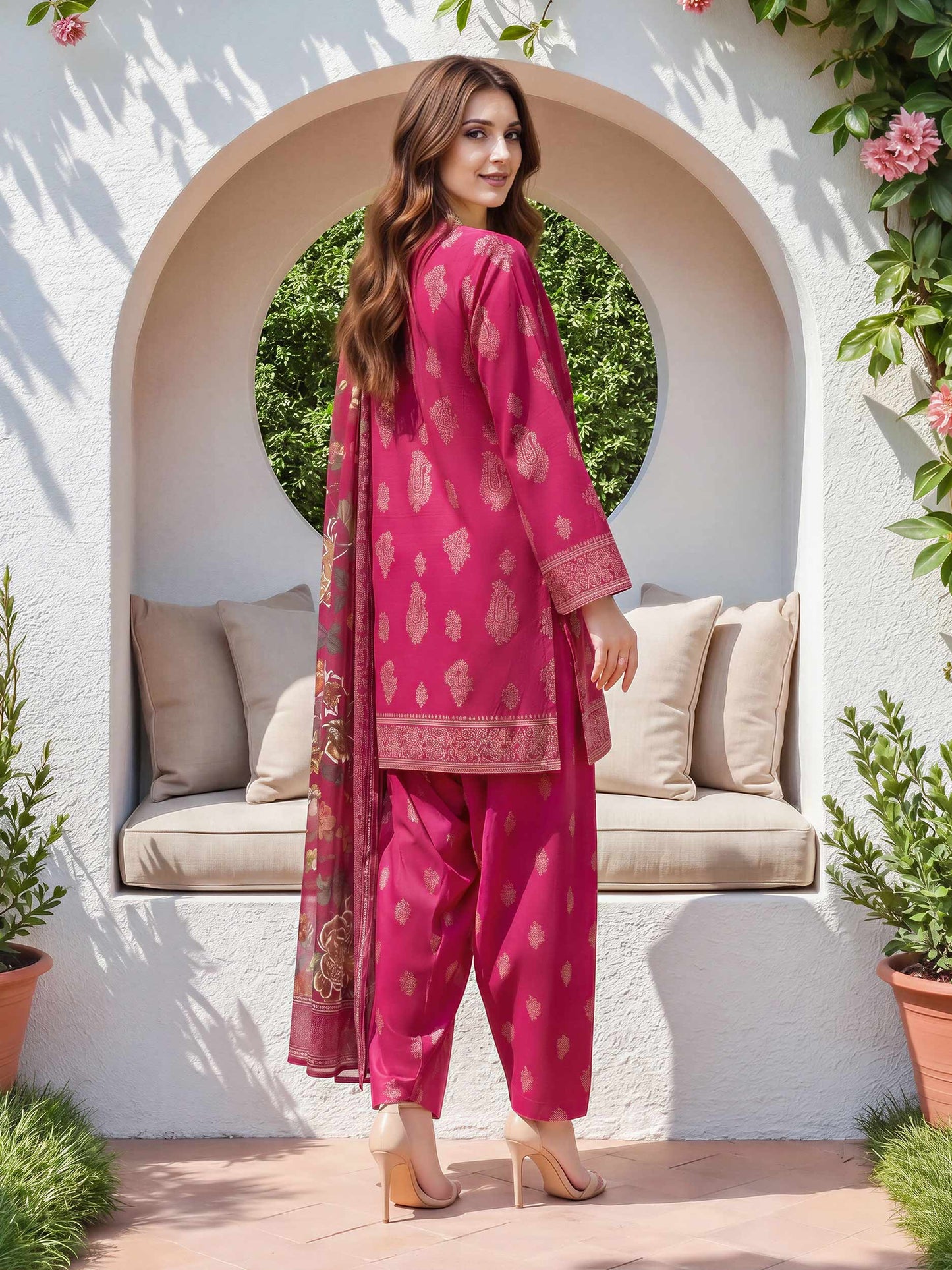3 Piece Lawn Suit (Unstitched)