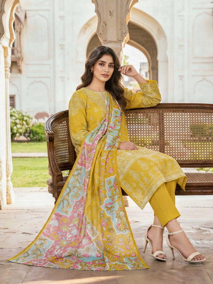 3 Piece Lawn Suit (Unstitched)