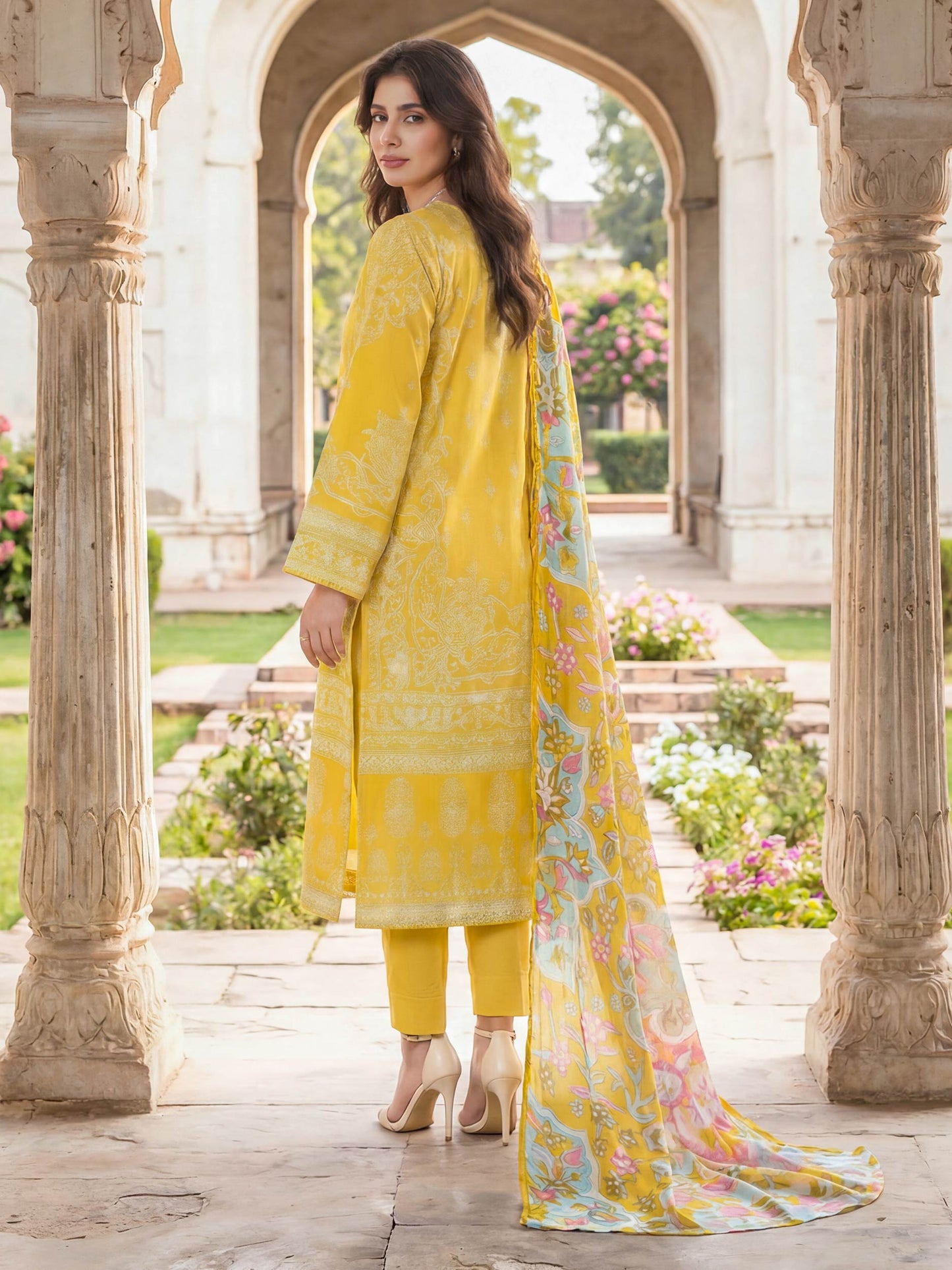 3 Piece Lawn Suit (Unstitched)