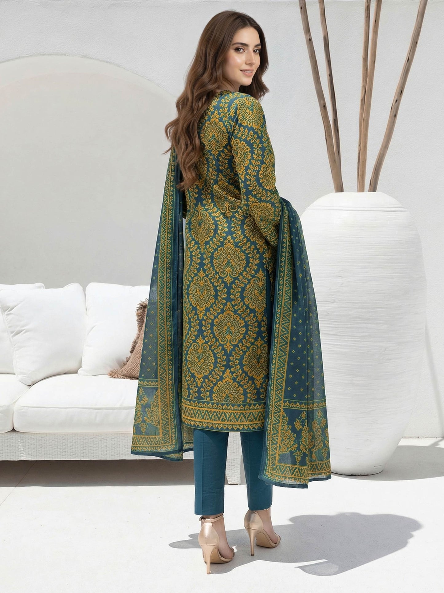 2 Piece Lawn Suit (Unstitched)