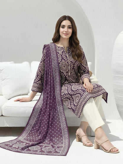 2 Piece Lawn Suit (Unstitched)