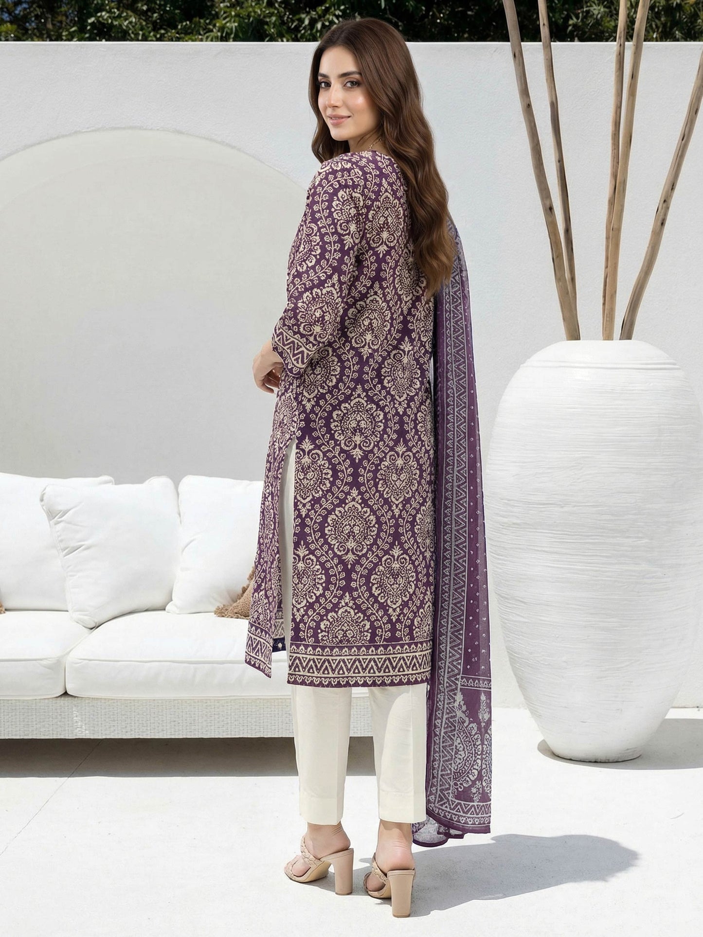 2 Piece Lawn Suit (Unstitched)