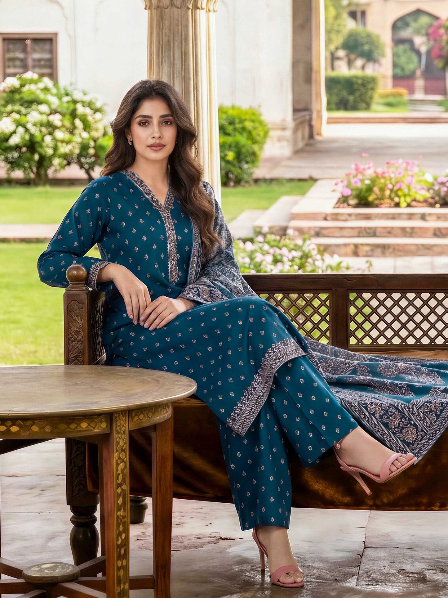 3 Piece Lawn Suit (Unstitched)